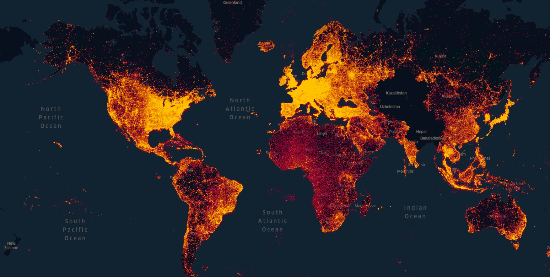 Foursquare Open Source Places - POI Data Processing
